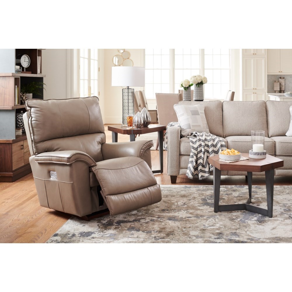 La Z Boy Norris 1HR771 Casual Power Rocker Recliner with Headrest